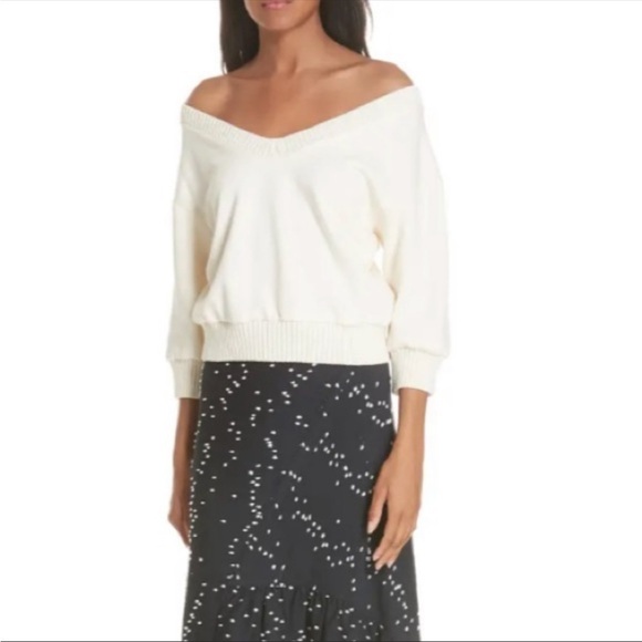 3.1 Phillip Lim French Terry Crop Sweater small - Picture 11 of 11